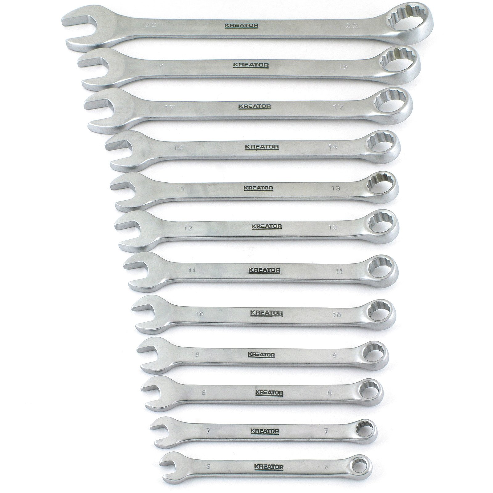 KREATOR KRT500009 – Combination Spanner Set 6-22mm 12p