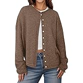 UNCLECAT Womens Button Up Cardigan Sweaters Fall Long Sleeve Outerwear Tops Knit Open Front Clothes