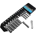 Cal Hawk Tools BDS122S 12Piece 1/4" Drive Metric/SAE Deep Universal Spline Socket Set