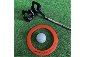 MAZEL Golf Putting Cup/Ring for Training Aid Indoor & Outdoor - All-Direction Practice Hole Putting Accuracy Trainer