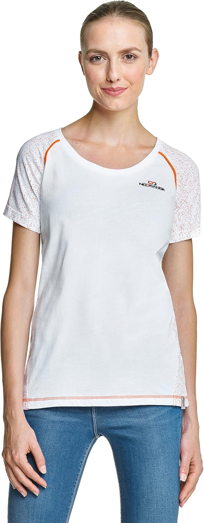 Damen kurzarmshirt weiss Clearance