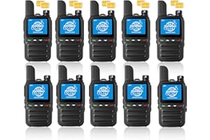 KAYOTOM Global Walkie Talkies Unlimited Range PTT Push-to-Talk Over Cellular Nationwide 5000 Miles POC 4G Handheld Long Range