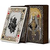 strublfe Gothic Style Themed Playing Cards, Standard Playing Cards, Featuring 54 Unique Exquisite Baroque-Style Decorative Illustrations and Double-Sided Non-Slip Texture Design.