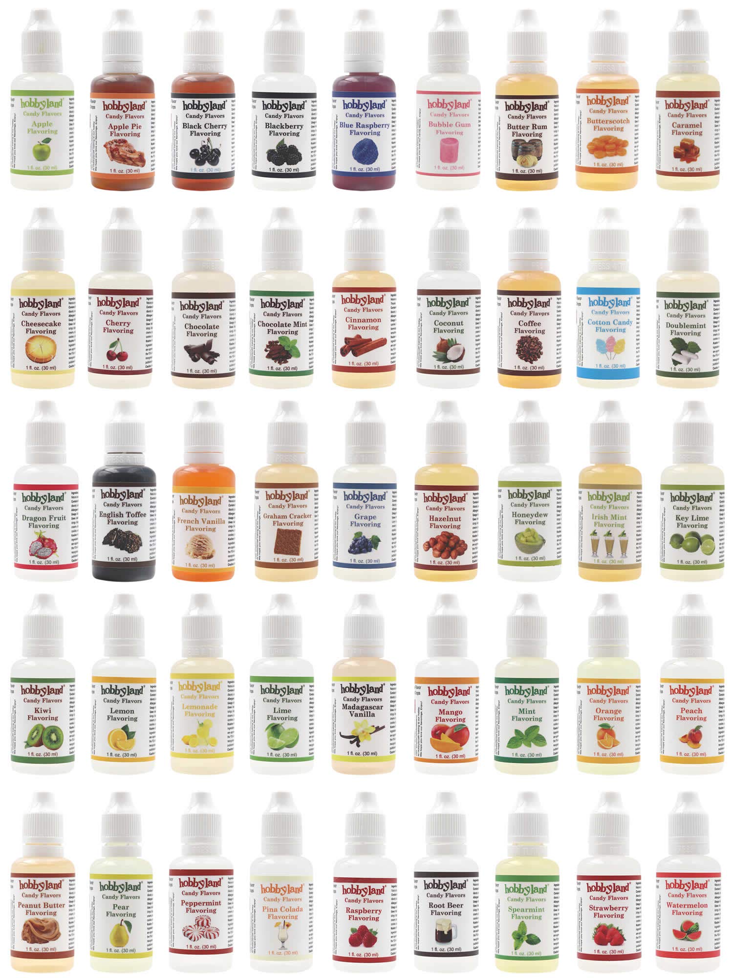 Hobbyland Candy Flavors (Black Cherry Flavoring, 1 Fl Oz), Black Cherry