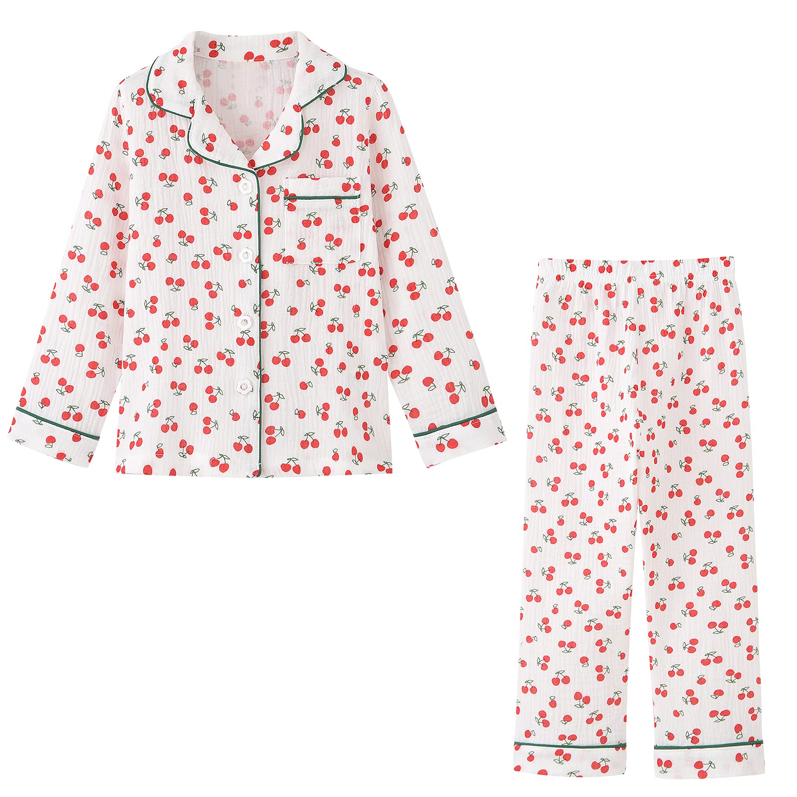 ACESTAR Toddler Baby Girl Pajama Set, Boys Long