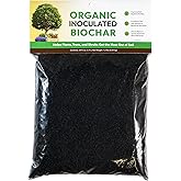 Organic Inoculated Biochar: Helps Plants and Trees Get The Most Out of Soil | Allows Plants to Uptake Nutrients More Efficiently | Contains Millions of Soil-Enriching Micro-Organisms | 64oz Bag