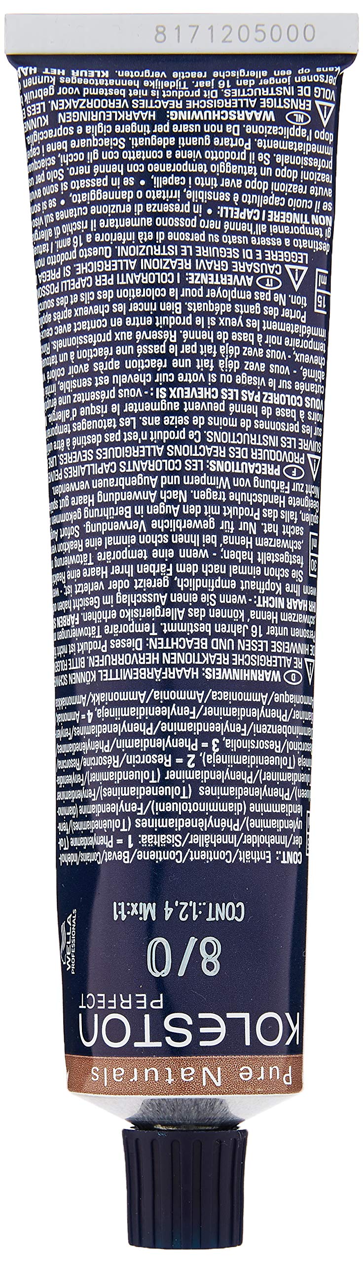 WELLA Number 81454072 KP Pure Naturals Permanent Coloring 60 ml