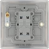 BG Electrical Single Light Switch Antique Brass Intermediate 10AX Pack of 3 view 4