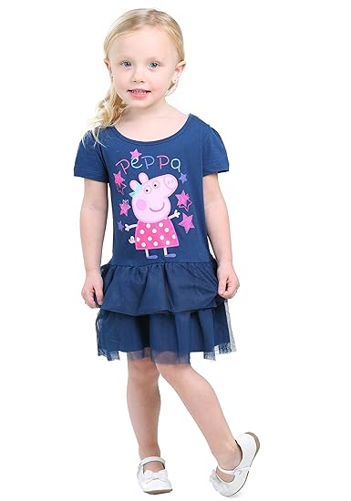 peppa pig denim dress