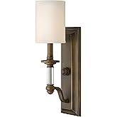 Hinkley Sussex Traditional One Light Wall Sconce, English Bronze