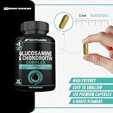 SS Sport Supplies Glucosamine Chondroitin Plus 5 Vitamins 120 Capsules 1000mg view 3