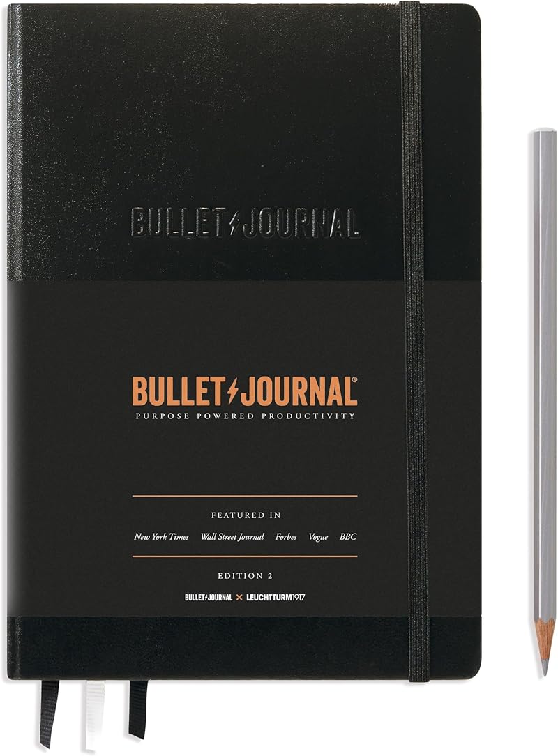 LEUCHTTURM1917 Bullet Journal Edition 2 Medium A5 Hardcover 206 Pages
