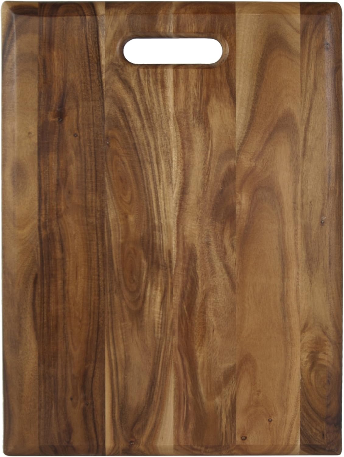 Architec Gripperwood Acacia Cutting Board, Non-Slip Gripper Feet, 12" by 16"