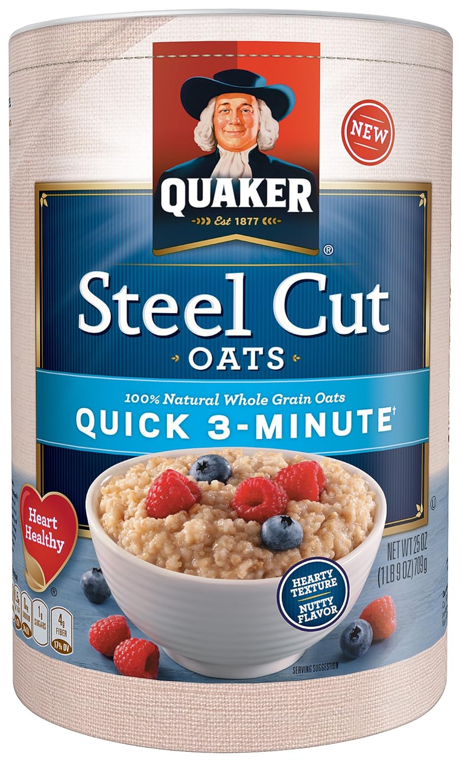 Quaker Steel Cut Oats Nutrition Label Runners High Nutrition
