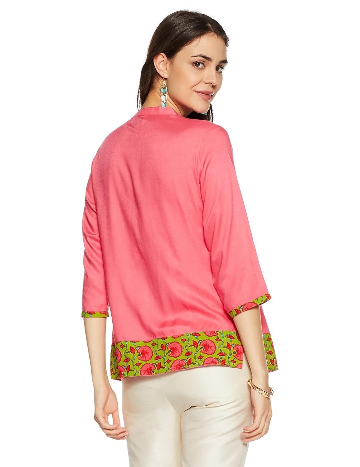 amazon brand- myx women's a-line rayon kurta