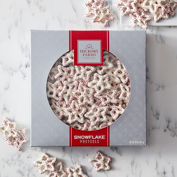 HICKORY FARMS GOURMET CONFECTION COVERED PRETZELS (20 OZ PACKAGE) – SWEET AND SALTY SNACK | CHARCUTERIE FOOD ITEM | FATHER’S DAY | MOTHER’S DAY | EASTER | CHRISTMAS AND HOLIDAY | HOUSEWARMING | SYMPATHY | CARE PACKAGE