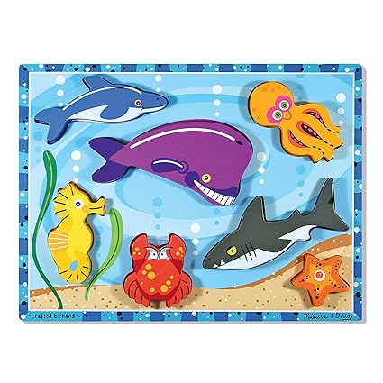 Melissa & Doug 3728 Sea Creatures Chunky Puzzle