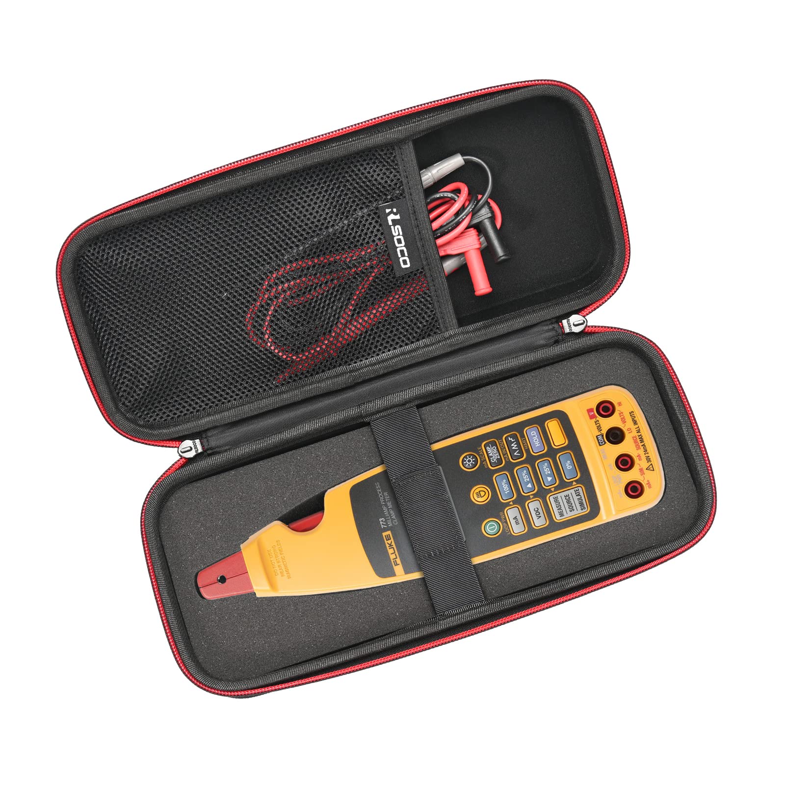 RLSOCO Carrying Case for Fluke 771/773/772 Clamp Meter (With DIY Foam)