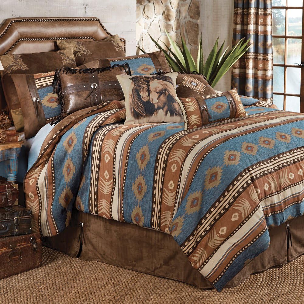 Amazon Com Black Forest Decor Rustic Country Western Bed Set For