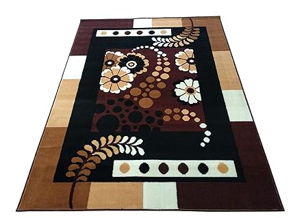 ALI CARPET FOR LIVING ROOM & BEDROOM HALL & KTICHEN MOST DESIGN 5 X 7 FEET COLOR BROWN