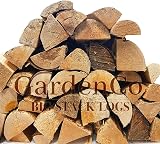 GardenCo 75L Hardwood Kiln Dried Logs 3 x 25L Nets Ideal for Open Fires view 3