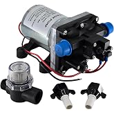 RV Water Pump 4008-101-A65/E65 | 3.0 GPM - 55 PSI | 12V Camper RV Water Pump | On Demand Diaphragm | Quiet & Smooth Operation