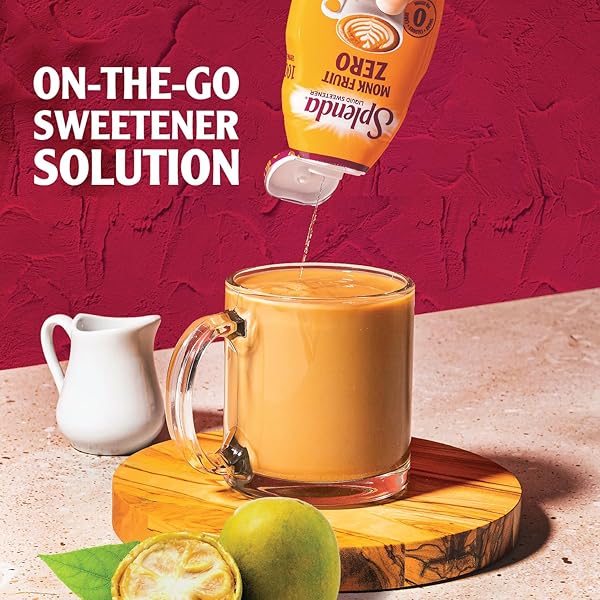 SPLENDA MONK FRUIT LIQUID ZERO CALORIE SWEETENER DROPS, 3.38 FL OZ BOTTLE (PACK OF 1)