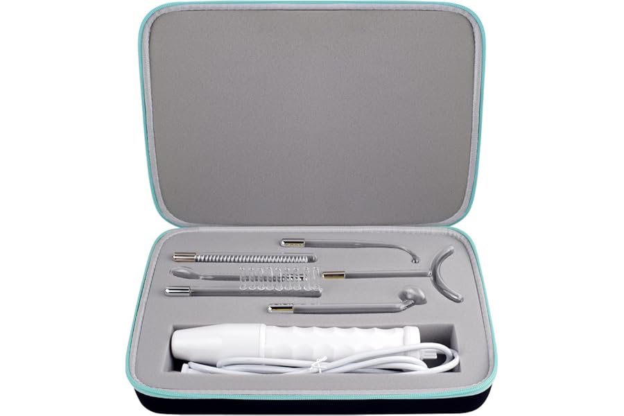 GWCASE Case Compatible with NuDerma/for Houzzi/for UUPAS/for DARSONVAL/for TUMAKOU/for NewWay High Frequency Wand – Portable Handheld Professional Skin Machine (Only Box)