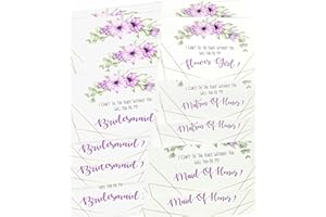 QualityVibe Will You Be My Bridesmaid 16 Cards With Matching Size White Envelopes For 10 Bridesmaids, 2 Matron of Honor, 2 Ma