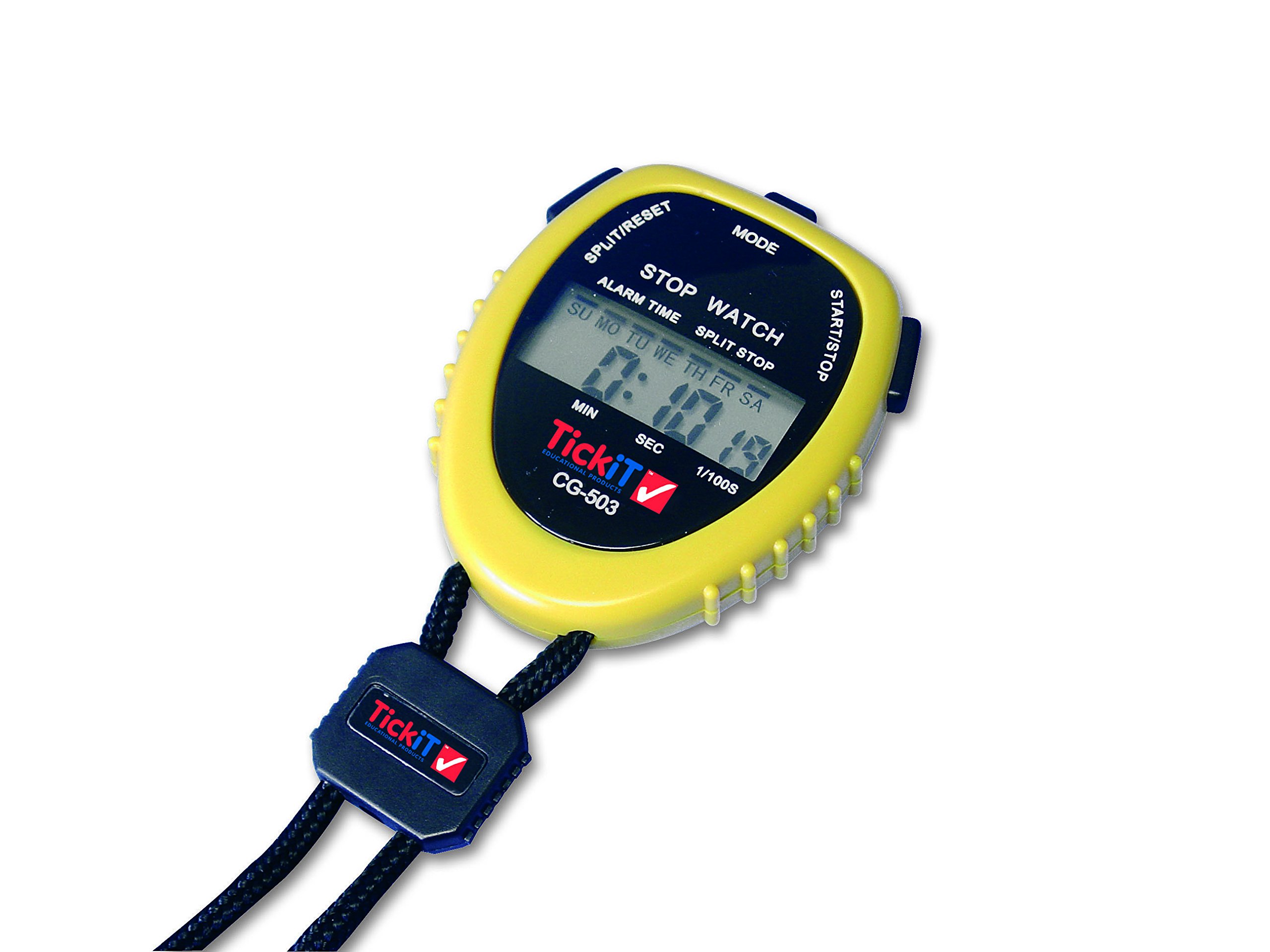 Tick iT Digital Stopwatch - Yellow