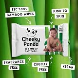 The Cheeky Panda Bamboo Baby Wipes White Unscented 64 Count Pack of 24 view 7
