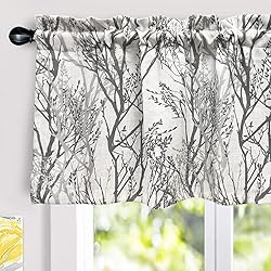 DriftAway Tree Branch Linen Lined Valance Double