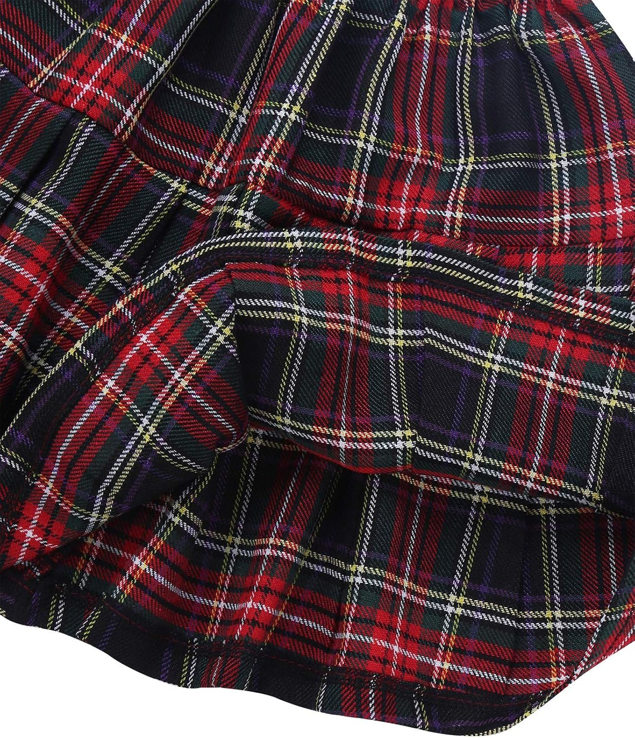 JEATHA Kids Girls Long Sleeves British Style School Uniforms Anime Cosplay Shirt Blazer with Tie Plaid Mini Skirt Set: Clothing