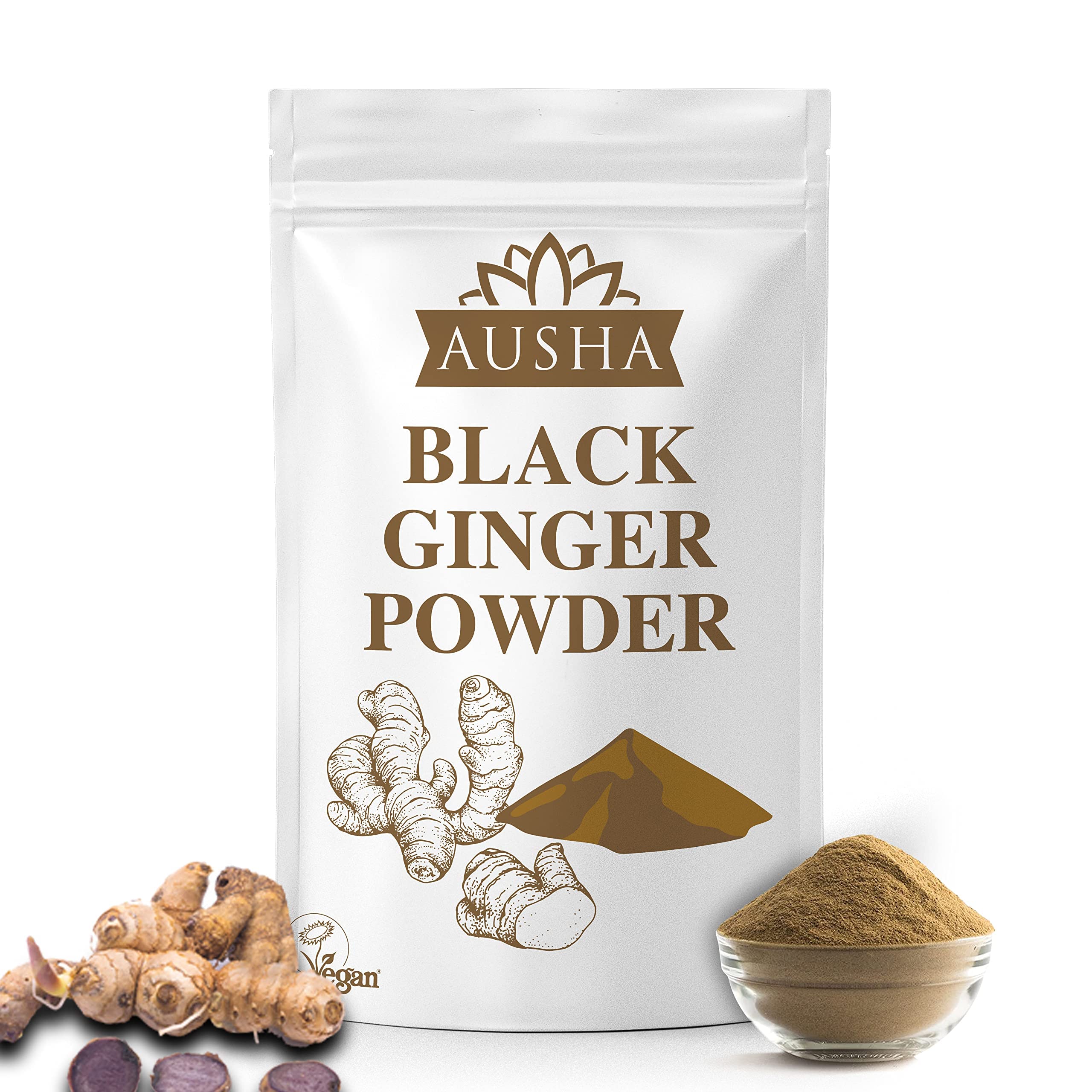 Black Ginger Powder - 100g - Kaempferia Perviflora - For Endurance, Stamina, Energy - Use in Ginger Shot - Add to Smoothies, Juices, Stews