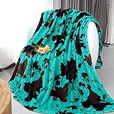 Fleece Throw Blanket for Bed Couch - Soft Cozy Teal Fleece Blanket Bedding for House Bedroom Living Room Decor, Turquoise Teal Gifts for Women 50"x60", Lightweight, All Seasons