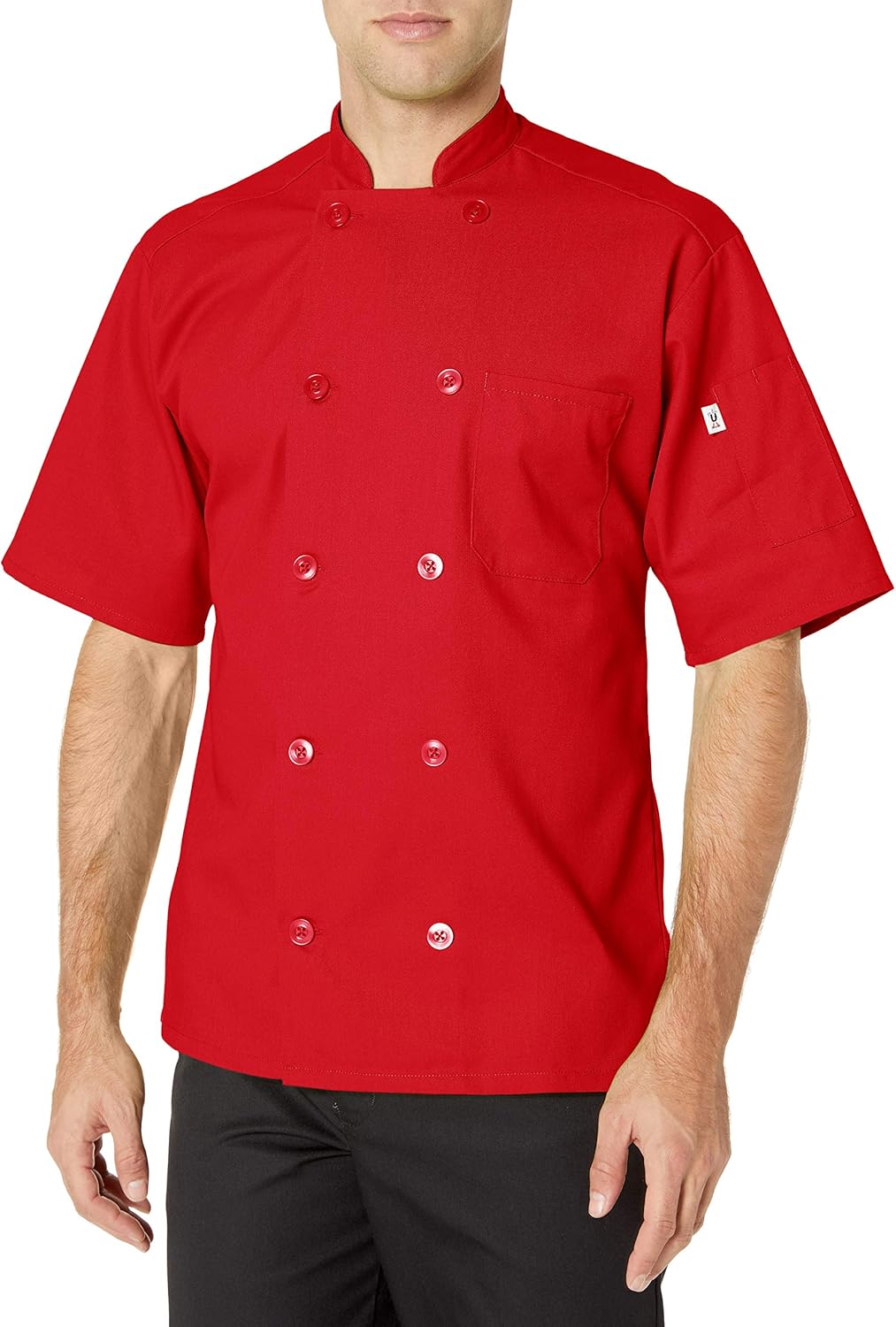 Uncommon Threads South Beach Chef Coat Short Sleeves: Clothing