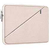 Laptop Sleeve 15.6 inch, Traveling Carrying Computer Bag with Zippered Pocket, Shockproof Protective Laptop Case Compatible for Apple Notebook, HP, Dell, Acer, Asus, Lenovo, Pink