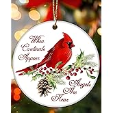 Cardinal Christmas Ornaments Red Cardinal Gifts for Women Girls Hanging Clearance Keepasake Stocking Stuffers Xmas Tree Decor