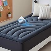 Waterproof Mattress Pad Twin, Quilted Fitted Twin Mattress Protector | Five-Layers Noiseless Mattress Topper Cover with 8"-21" Deep Pocket, Machine Washable, Gray, 39x75