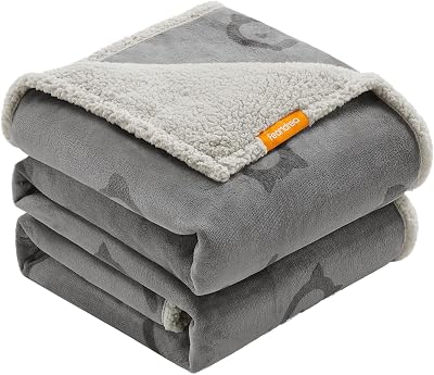 Feandrea Waterproof Dog Blanket XX Large 229 x 203 cm Reversible Sherpa Fleece