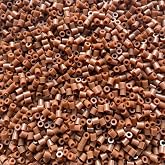 OEEKOI 1000+Pcs Fuse Beads - 5mm Melting Beads Bulk Refill for Crafts, Ideal for Christmas Birthday Gifts,Brown