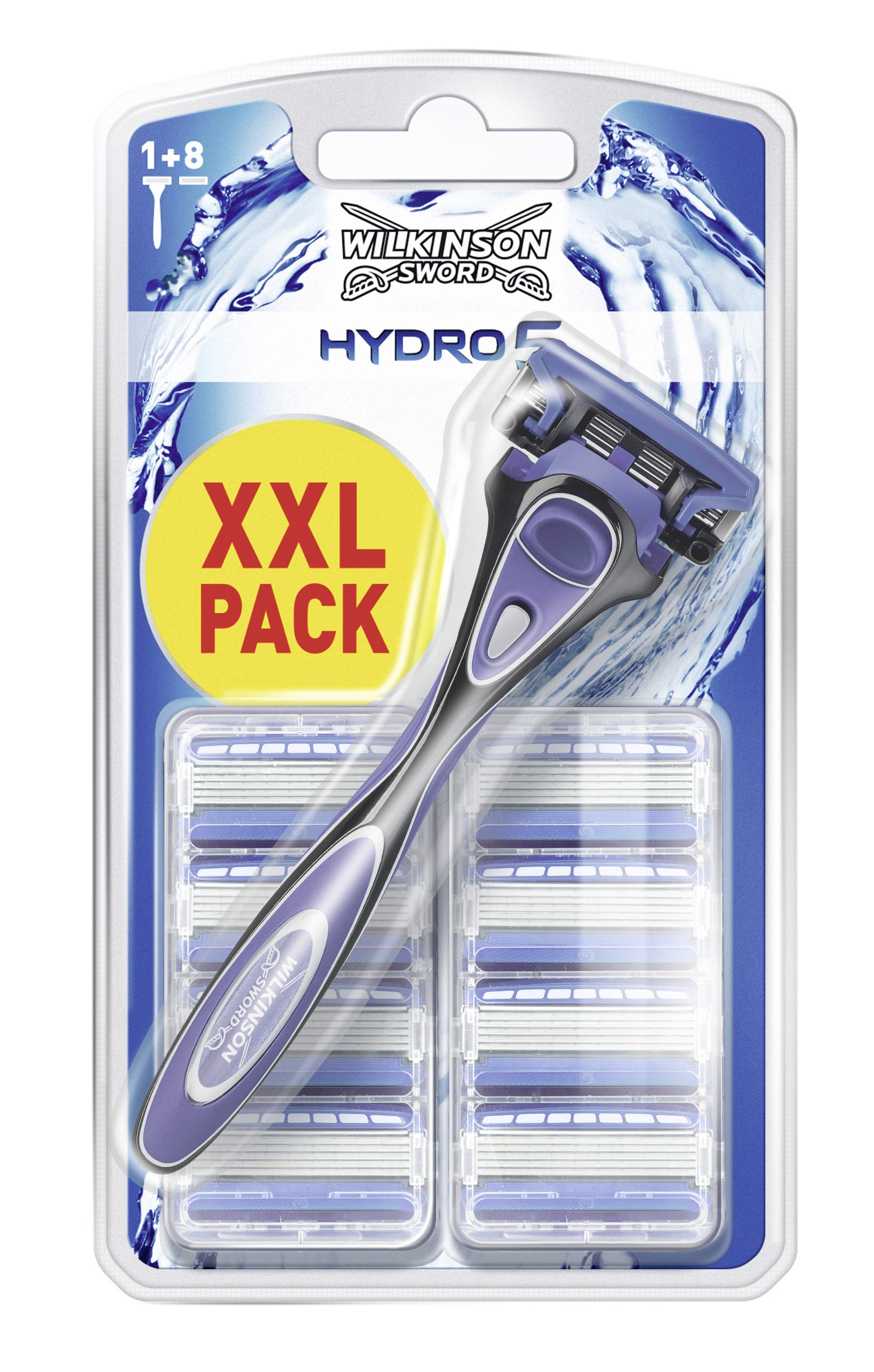 Wilkinson Sword Hydro 5 XXL Pack Razor with 9 Refill Blades