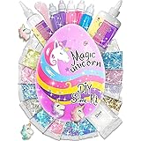 Laevo Surprise Unicorn Slime Kit for Girls - All-Inclusive DIY Slime Making Kits with 5 Secrets - Includes Glue, Activator an