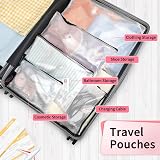 Umriox A3 Plastic Wallets Folders 12pcs Zip Document Bags Black view 7