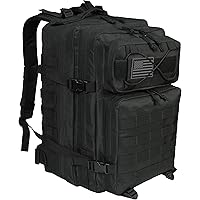 Amazon.com : Oraynn 50L Large Military Tactical Backpack Molle Army Assault  Pack for Travel Camping Hiking Fishing Backpack for men (black camo) :  Sports & Outdoors
