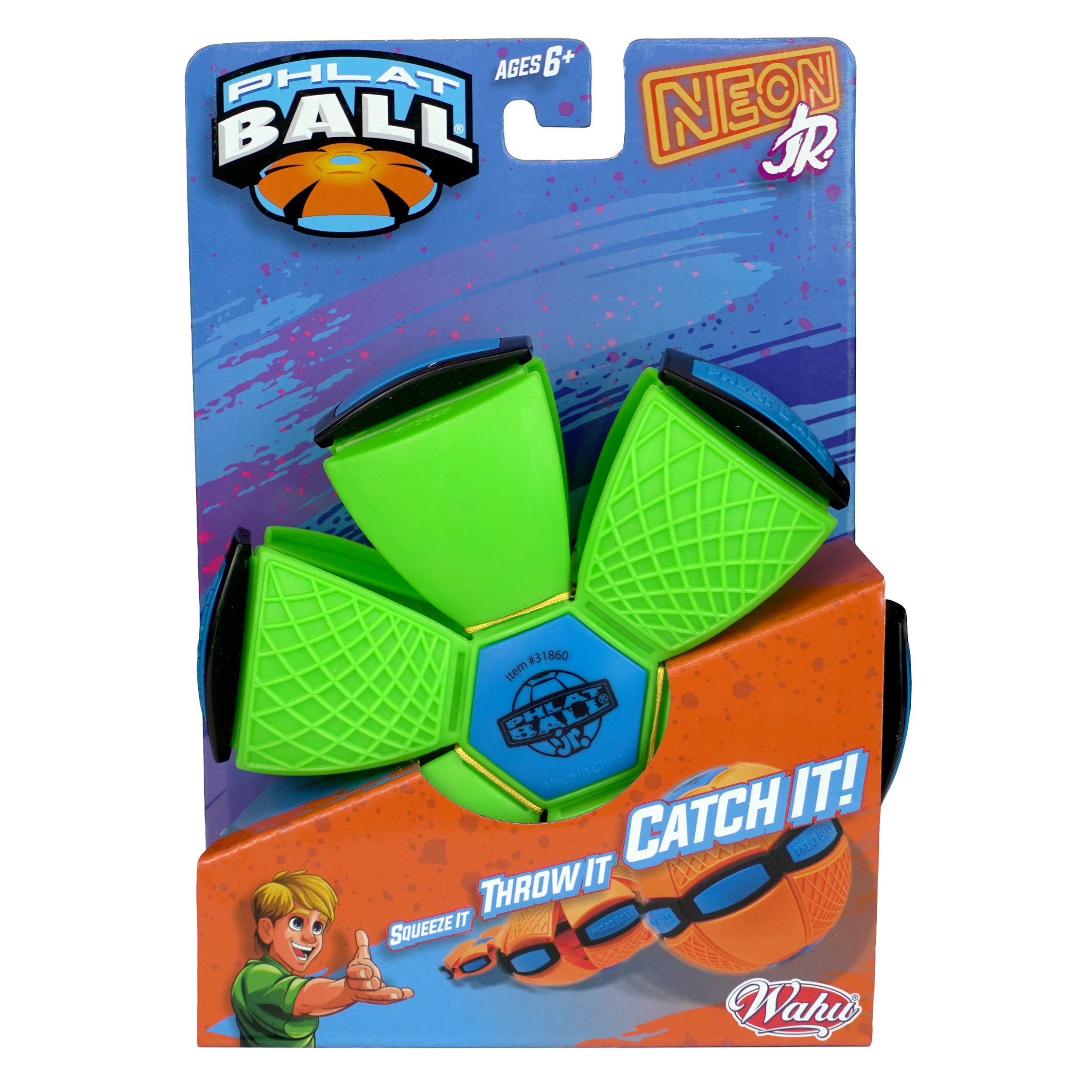 Phlat Ball Neon or Metallic Coloured Transforming Outdoor Ball Toy - Assorted Color