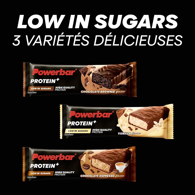Barres Proteinplus Low Sugar Goût Chocolate Brownie 30 Barres