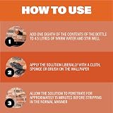 Bartoline Wallpaper Stripper 1L Concentrated Solution for Easy Removal view 3