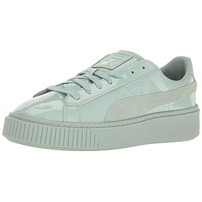 PUMA Women's Basket Platform Patent Fashion Sneaker