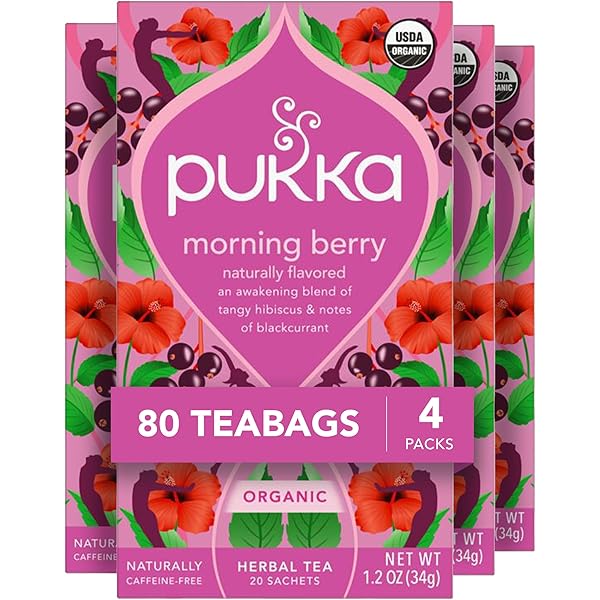 Pukka Luxury Herbal Tea Sampler – 90 Organic Tea Bags, 6 Caffeine-Free Flavors For Wellness & Gifting
